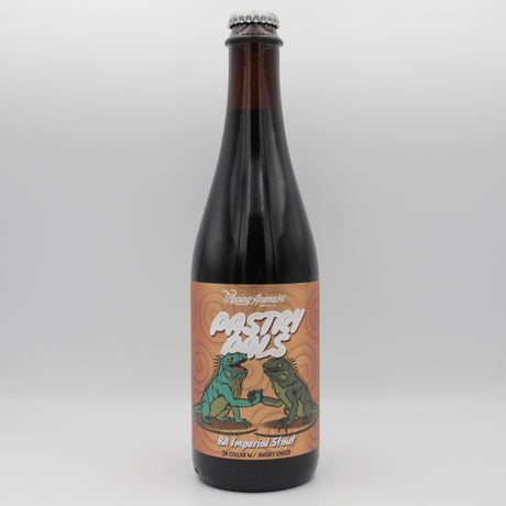 This is a bottle of Tripping Animals / Angry Chair - Pastry Pals - 13.6% (500ml). It is a Imperial Stout / Porter craft beer available to buy from Ghost Whale, voted London's best craft beer shop.