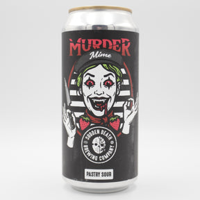 This is a can of Sudden Death - Murder Mime - 6% (440ml). It is a Sour craft beer available to buy from Ghost Whale, voted London's best craft beer shop.