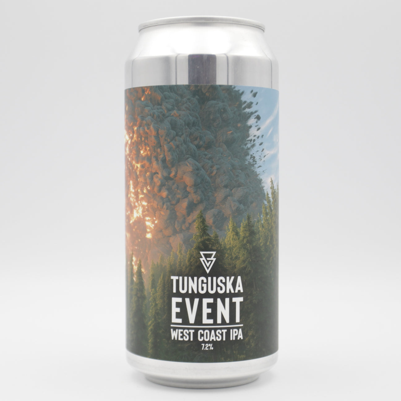 This is a can of Azvex - Tunguska Event - 7.2% (440ml). It is a IPA craft beer available to buy from Ghost Whale, voted London's best craft beer shop.