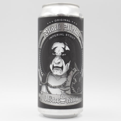 This is a can of Jester King - Black Metal - 12% (473ml). It is a Imperial Stout / Porter craft beer available to buy from Ghost Whale, voted London's best craft beer shop.