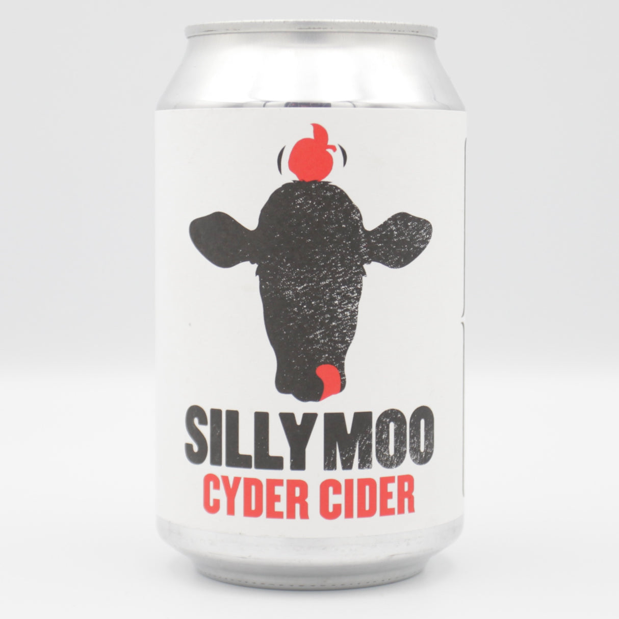 This is a can of Silly Moo - Silly Moo Cider - 4.8% (330ml). It is a  craft cider available to buy from Ghost Whale, voted London's best craft beer shop.