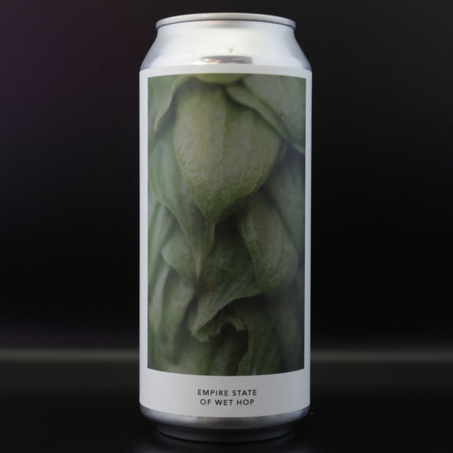 This is a can of Evil Twin - Empire State Of Wet Hop - 6% (473ml). It is a IPA craft beer available to buy from Ghost Whale, voted London's best craft beer shop.