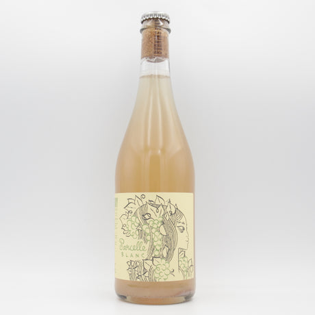 This is a sharing bottle of Burning Sky - Parcelle Blanc - 5.8% (750ml). It is a Saison craft beer available to buy from Ghost Whale, voted London's best craft beer shop.