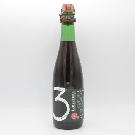 This is a bottle of 3 Fonteinen - Oude Kriek Bio (Season 22|23) Blend No.106 - 6.8% (375ml). It is a Lambic craft beer available to buy from Ghost Whale, voted London's best craft beer shop.