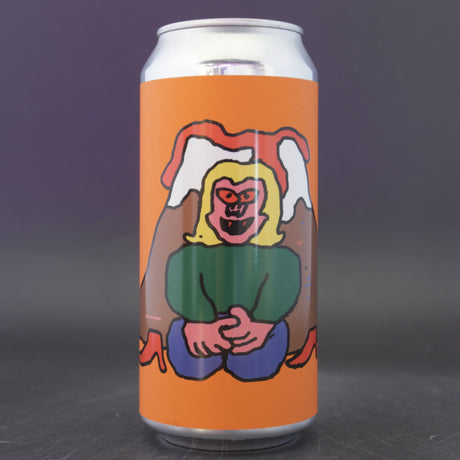 This is a can of Omnipollo / Mortalis - Deep Crust Raspberry Cream Smoothie Sour - 6% (440ml). It is a Sour craft beer available to buy from Ghost Whale, voted London's best craft beer shop.