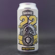 This is a can of Sudden Death / DankHouse - On 22s - 5.4% (440ml). It is a Lager / Pilsner / Kölsch craft beer available to buy from Ghost Whale, voted London's best craft beer shop.