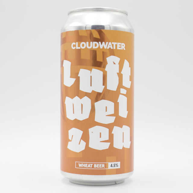 This is a can of Cloudwater - Luftweizen - 4.5% (440ml). It is a Wit / Wheat craft beer available to buy from Ghost Whale, voted London's best craft beer shop.