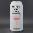 This is a can of Wiper And True - Sunset Dreams - 5% (440ml). It is a Gose craft beer available to buy from Ghost Whale, voted London's best craft beer shop.
