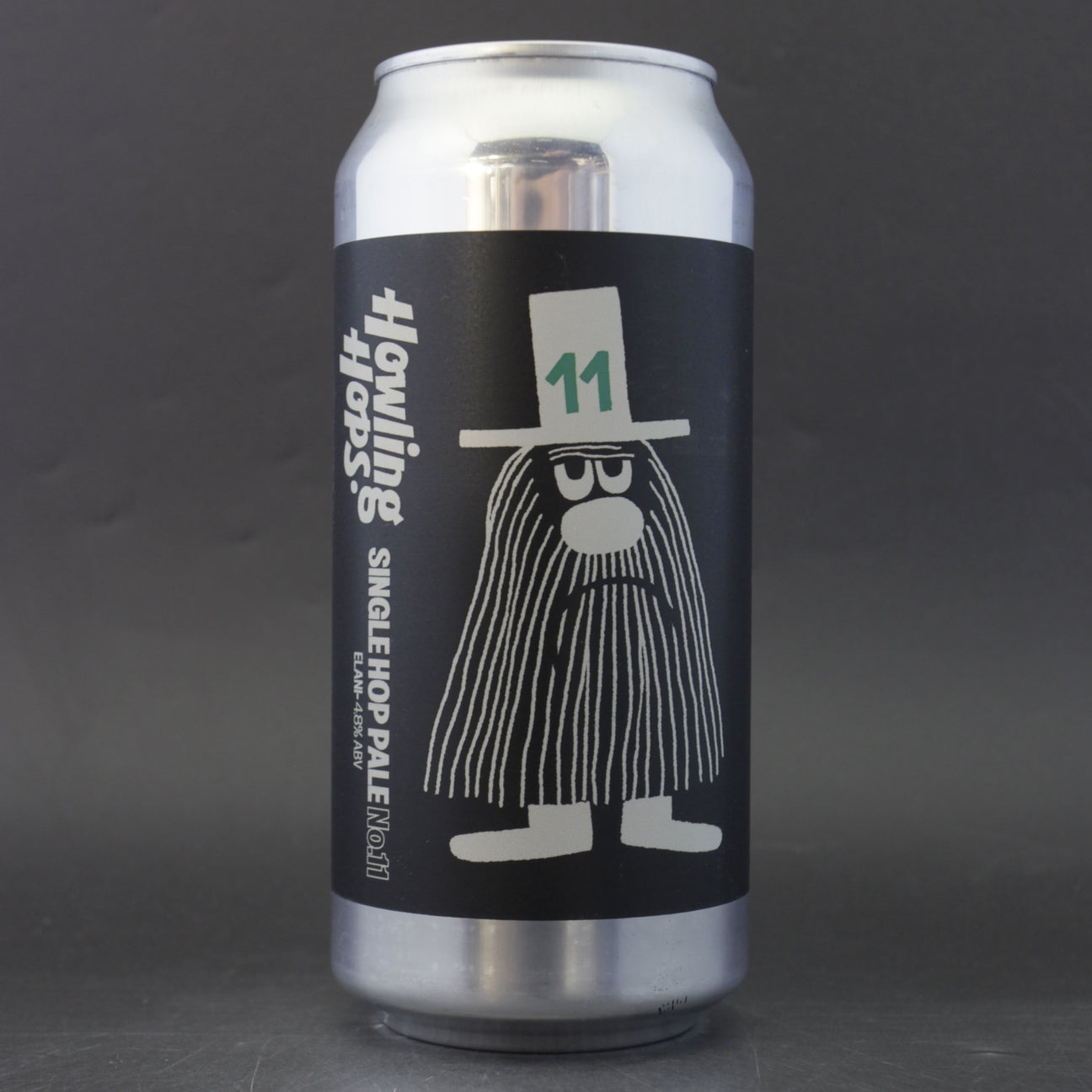 This is a can of Howling Hops - Single Hop No.11 Elani - 4.8% (440ml). It is a Pale Ale craft beer available to buy from Ghost Whale, voted London's best craft beer shop.