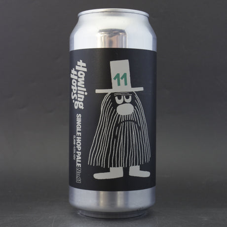 This is a can of Howling Hops - Single Hop No.11 Elani - 4.8% (440ml). It is a Pale Ale craft beer available to buy from Ghost Whale, voted London's best craft beer shop.