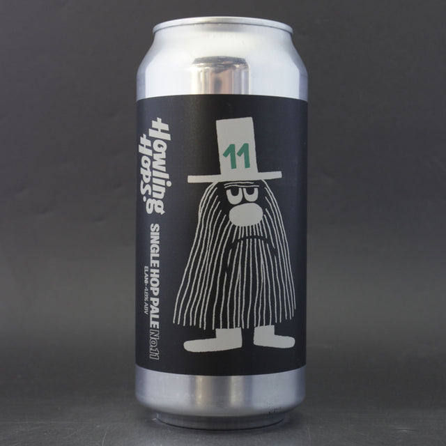 This is a can of Howling Hops - Single Hop No.11 Elani - 4.8% (440ml). It is a Pale Ale craft beer available to buy from Ghost Whale, voted London's best craft beer shop.