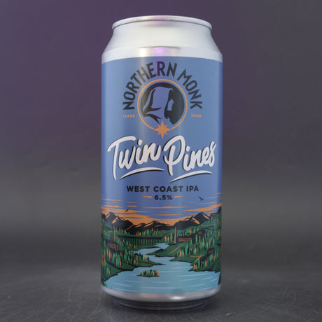 This is a can of Northern Monk - Twin Pines - 6.5% (440ml). It is a IPA craft beer available to buy from Ghost Whale, voted London's best craft beer shop.