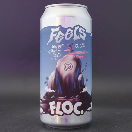 This is a can of Floc - Feels - 5.6% (440ml). It is a Pale Ale craft beer available to buy from Ghost Whale, voted London's best craft beer shop.