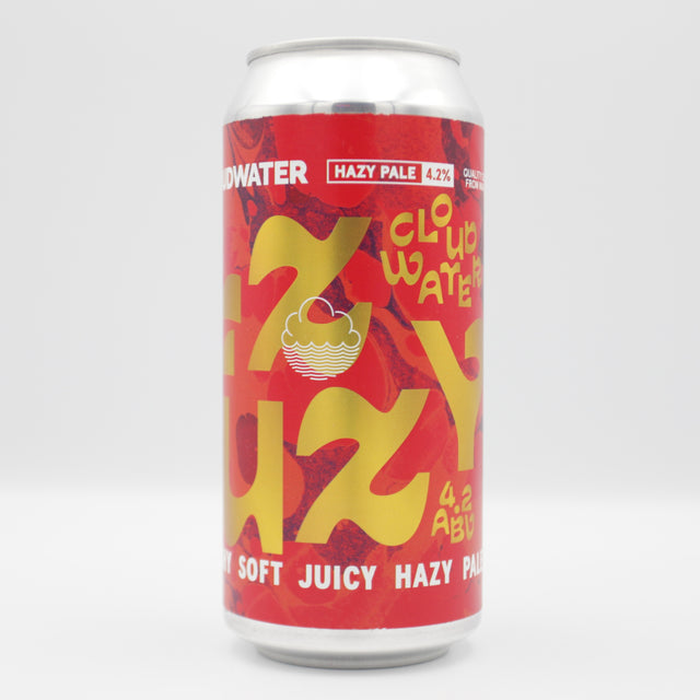 This is a can of Cloudwater - Fuzzy - 4.2% (440ml). It is a Pale Ale craft beer available to buy from Ghost Whale, voted London's best craft beer shop.