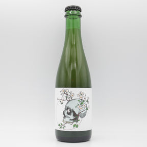 This is a bottle of Holy Goat - Mirabelle Sour - 6.5% (375ml). It is a Sour craft beer available to buy from Ghost Whale, voted London's best craft beer shop.