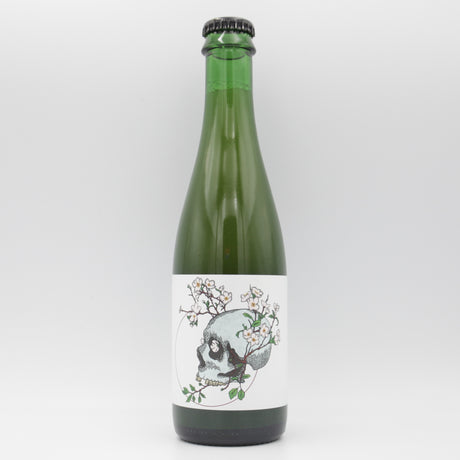 This is a bottle of Holy Goat - Mirabelle Sour - 6.5% (375ml). It is a Sour craft beer available to buy from Ghost Whale, voted London's best craft beer shop.