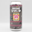 This is a can of Elusive Brewing - Level Up - 5% (440ml). It is a Red / Amber Ale craft beer available to buy from Ghost Whale, voted London's best craft beer shop.