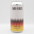 This is a can of Two Flints - Helles - 4.5% (440ml). It is a Lager / Pilsner / Kölsch craft beer available to buy from Ghost Whale, voted London's best craft beer shop.
