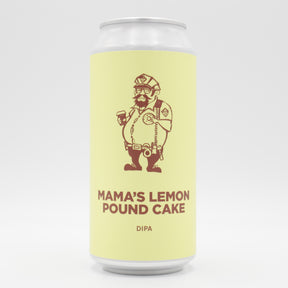 This is a can of Pomona Island / Third Moon - Mama's Lemonpound Cake - 8.4% (440ml). It is a Double IPA craft beer available to buy from Ghost Whale, voted London's best craft beer shop.