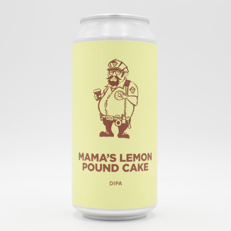 This is a can of Pomona Island / Third Moon - Mama's Lemonpound Cake - 8.4% (440ml). It is a Double IPA craft beer available to buy from Ghost Whale, voted London's best craft beer shop.