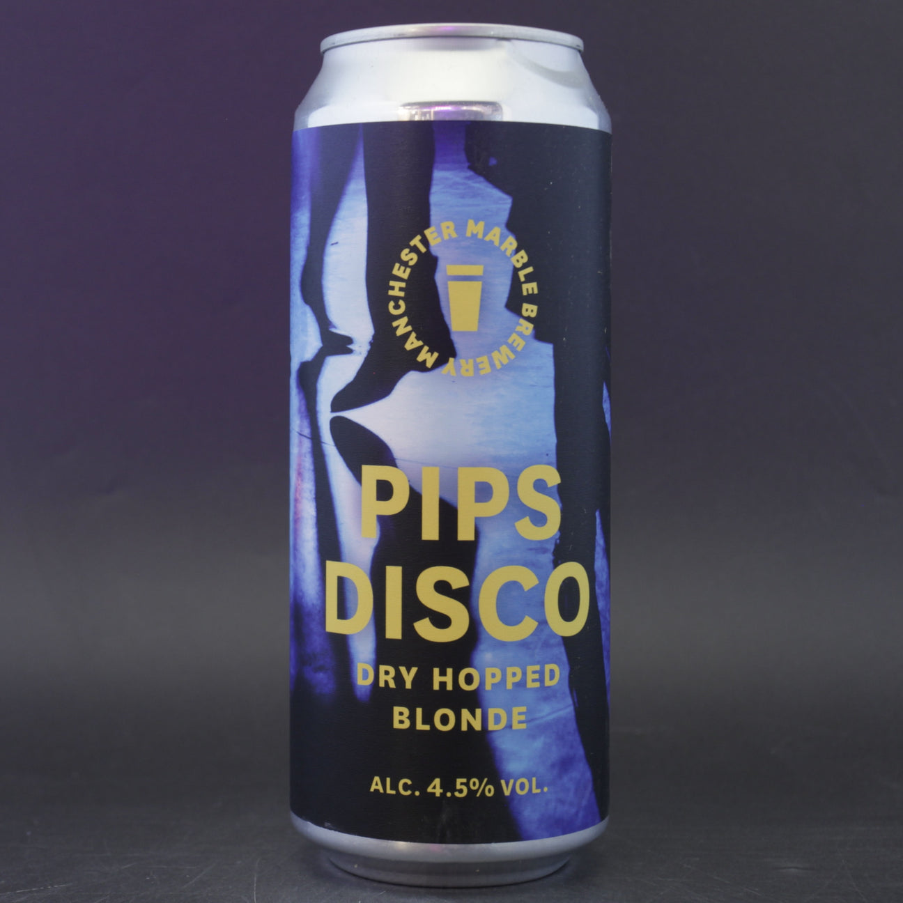 This is a bottle of Marble Beers - Pips Disco - 4.5% (500ml). It is a Blonde / Golden Ale craft beer available to buy from Ghost Whale, voted London's best craft beer shop.