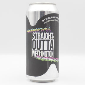 This is a can of Sureshot - My Lyrics Are Bottomless - 4.8% (440ml). It is a Lager / Pilsner / Kölsch craft beer available to buy from Ghost Whale, voted London's best craft beer shop.