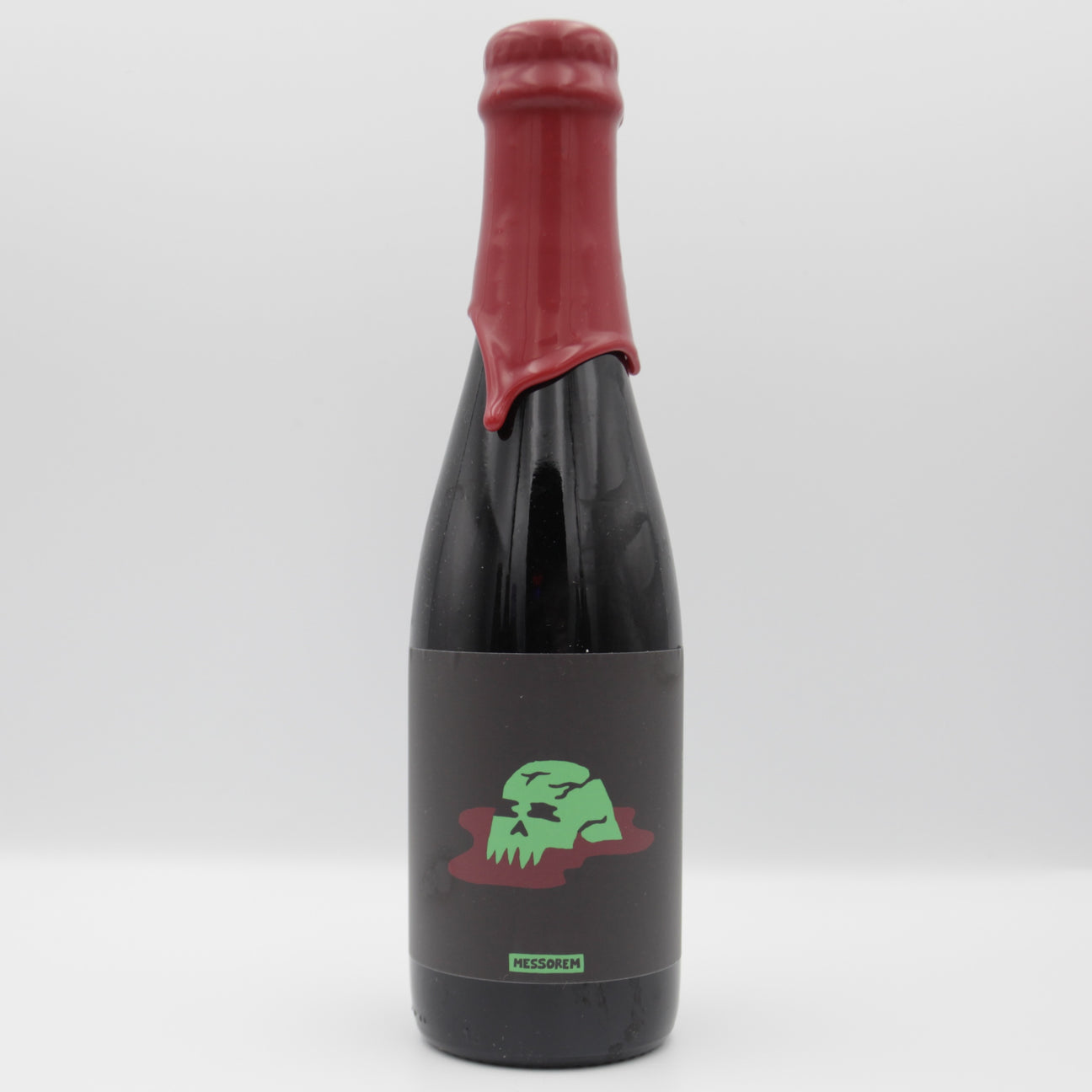 This is a bottle of Messorem - Sang Vie - 11.9% (375ml). It is a Imperial Stout / Porter craft beer available to buy from Ghost Whale, voted London's best craft beer shop.