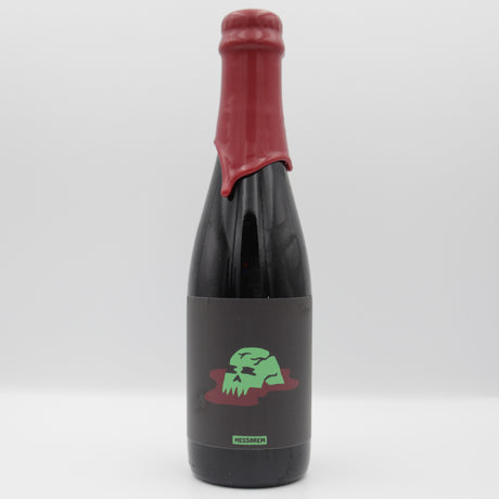 This is a bottle of Messorem - Sang Vie - 11.9% (375ml). It is a Imperial Stout / Porter craft beer available to buy from Ghost Whale, voted London's best craft beer shop.