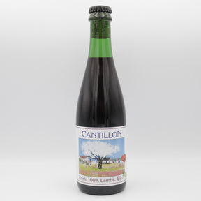 This is a bottle of Cantillon - Kriek 100% Bio - 5% (375ml). It is a Lambic craft beer available to buy from Ghost Whale, voted London's best craft beer shop.