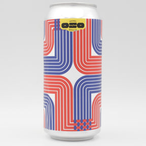 This is a can of OSO Brewing / Lervig / Cloudwater - Thirst Trap - 4.6% (440ml). It is a Session IPA craft beer available to buy from Ghost Whale, voted London's best craft beer shop.