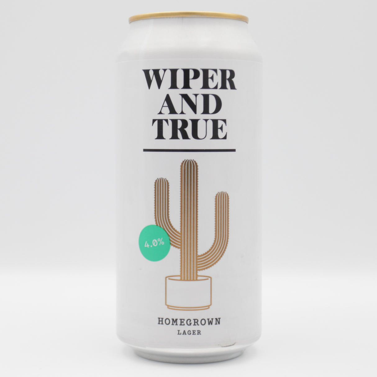 This is a can of Wiper And True - Homegrown - 4% (440ml). It is a Pale Ale craft beer available to buy from Ghost Whale, voted London's best craft beer shop.