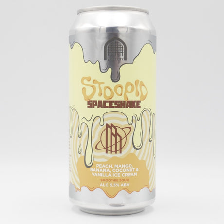 This is a can of Vault City / Makemake - Stoopid Spaceshake - 5.5% (440ml). It is a Sour craft beer available to buy from Ghost Whale, voted London's best craft beer shop.