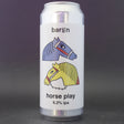 This is a can of Baron - Horse Play - 6.2% (500ml). It is a IPA craft beer available to buy from Ghost Whale, voted London's best craft beer shop.