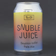 This is a can of To Øl - Snublejuice - 4.5% (330ml). It is a Session IPA craft beer available to buy from Ghost Whale, voted London's best craft beer shop.