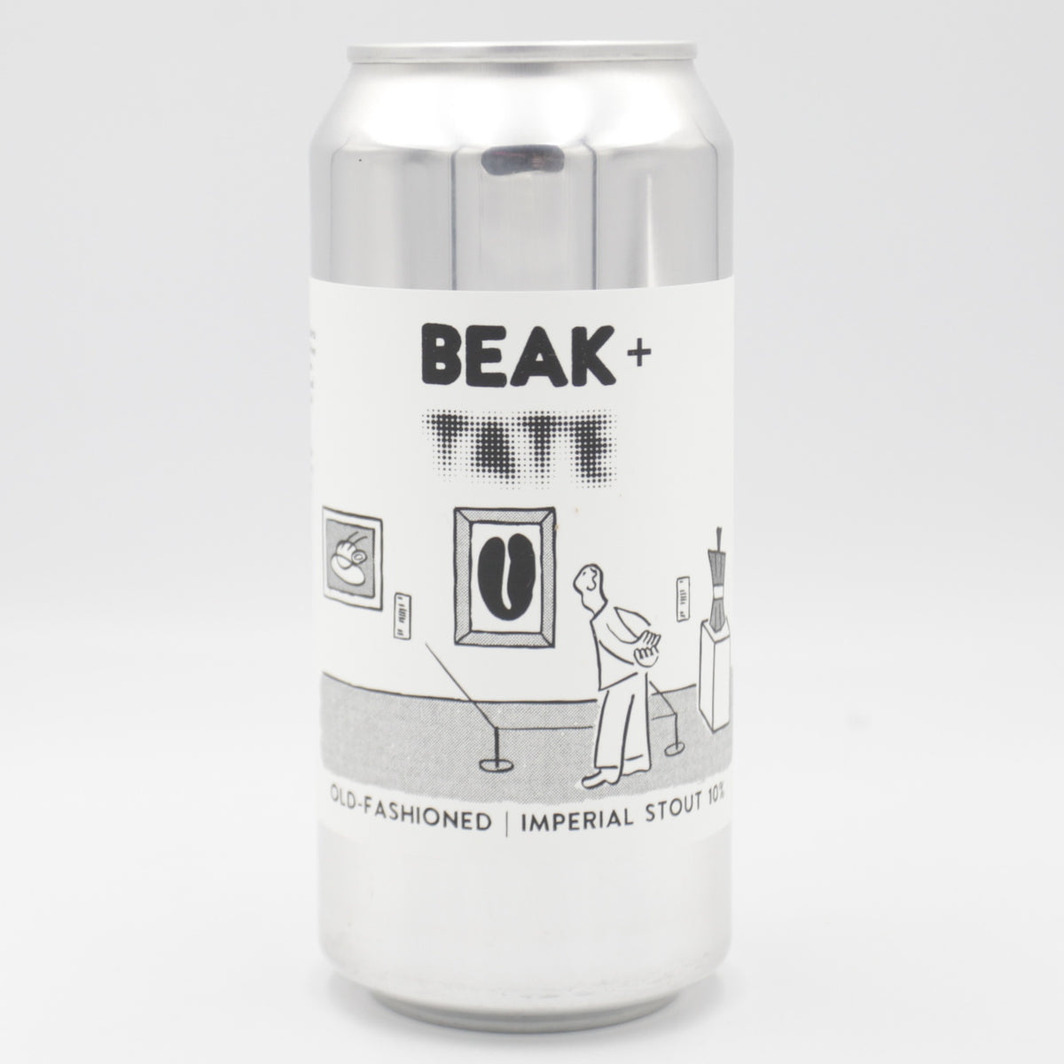 This is a can of Beak - Old Fashioned - 10% (440ml). It is a Imperial Stout / Porter craft beer available to buy from Ghost Whale, voted London's best craft beer shop.