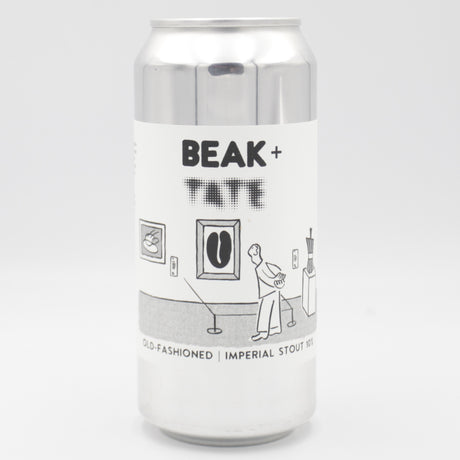 This is a can of Beak - Old Fashioned - 10% (440ml). It is a Imperial Stout / Porter craft beer available to buy from Ghost Whale, voted London's best craft beer shop.