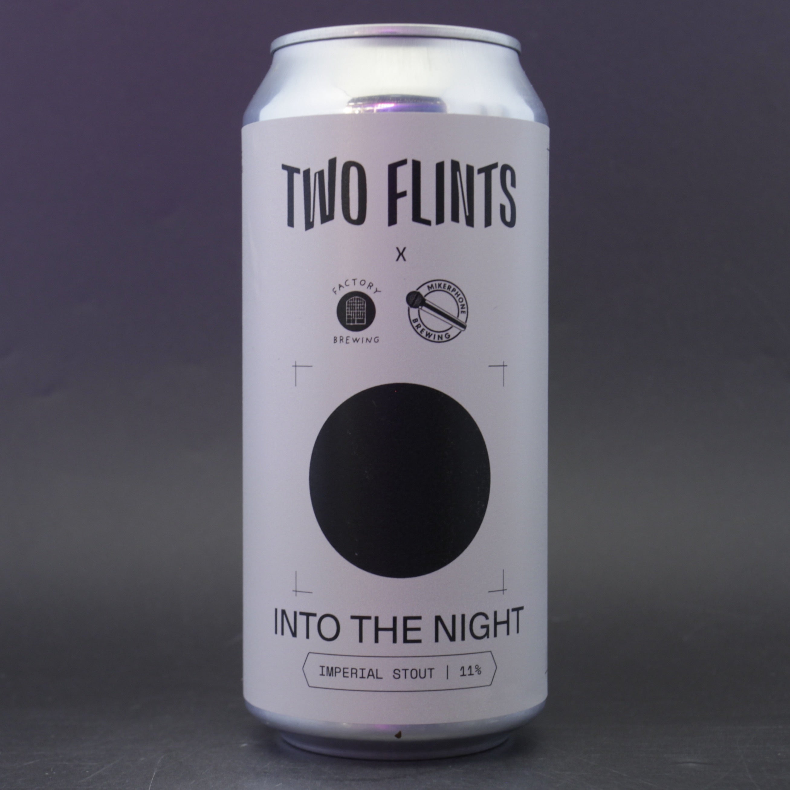 Two Flints  Mikerphone - Into The Night - 11% (440ml) - Ghost Whale