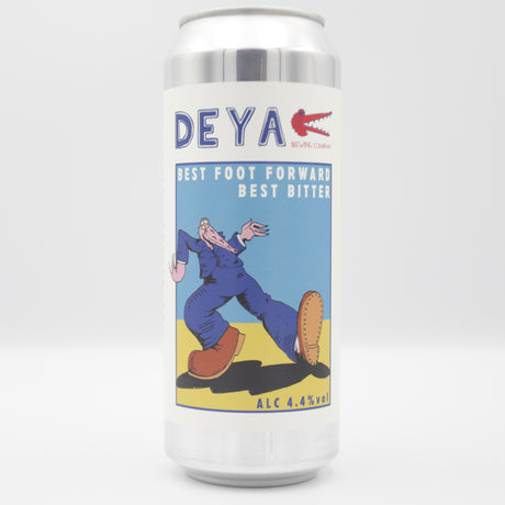 This is a can of DEYA - Best Foot Forward - 4.4% (500ml). It is a Traditional English Ale craft beer available to buy from Ghost Whale, voted London's best craft beer shop.
