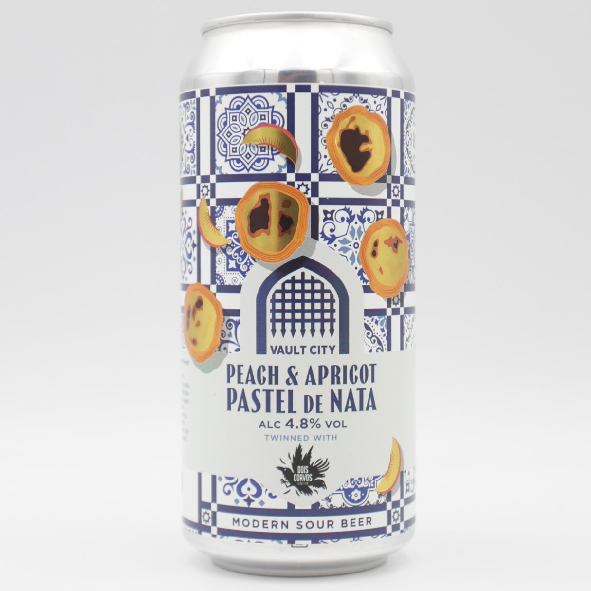 Vault City - Peach & Apricot Pastel De Nata - 4.8% (440ml)