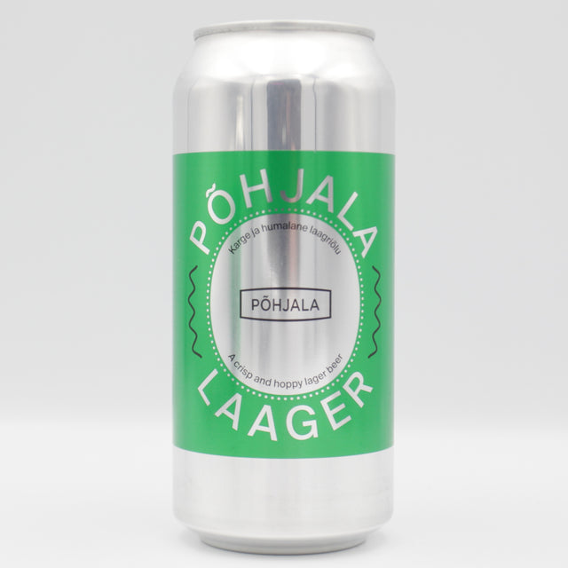 This is a can of Põhjala - Laager - 4.7% (440ml). It is a Lager / Pilsner / Kölsch craft beer available to buy from Ghost Whale, voted London's best craft beer shop.