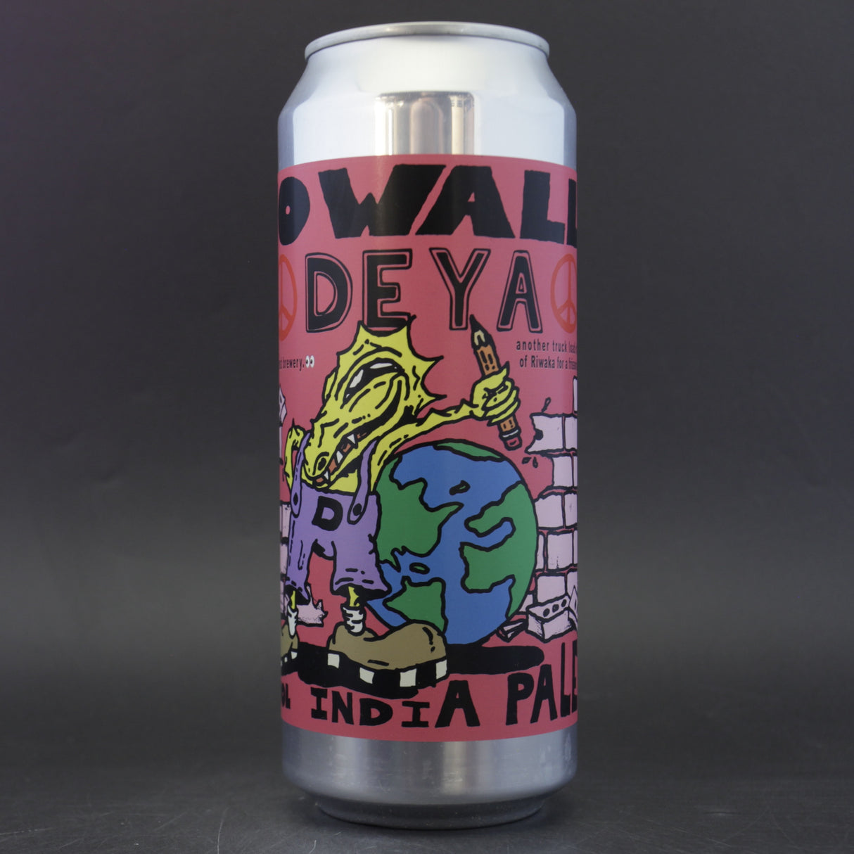 This is a can of DEYA - No Walls - 7% (500ml). It is a IPA craft beer available to buy from Ghost Whale, voted London's best craft beer shop.