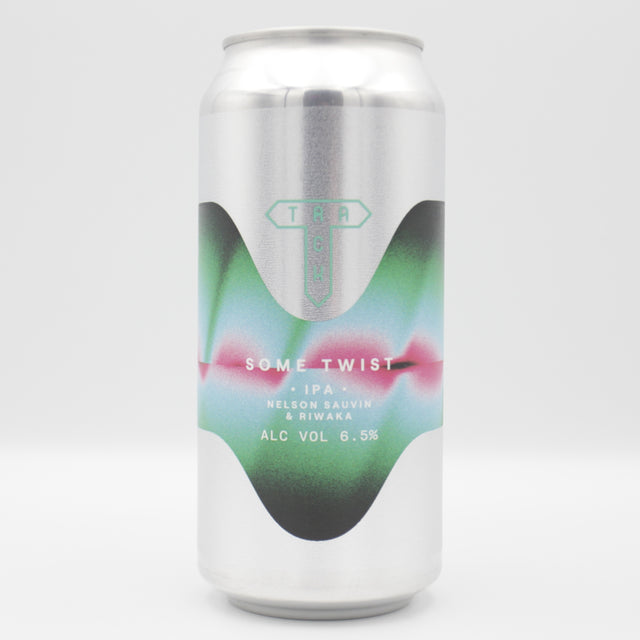 This is a can of Track - Some Twist - 6.5% (440ml). It is a IPA craft beer available to buy from Ghost Whale, voted London's best craft beer shop.