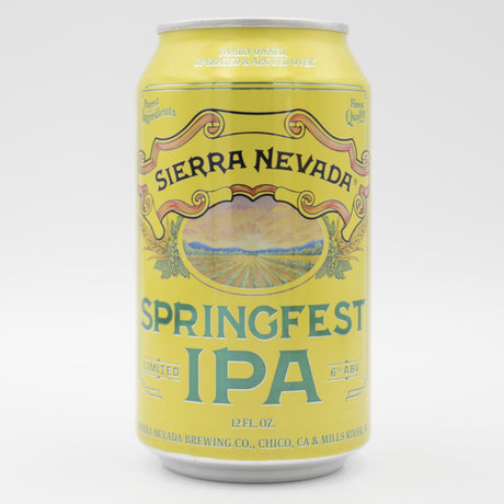 This is a can of Sierra Nevada - Springfest - 6% (355ml). It is a IPA craft beer available to buy from Ghost Whale, voted London's best craft beer shop.