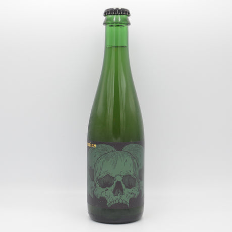 This is a bottle of Holy Goat - Beneath The Remains - 6.8% (375ml). It is a Sour craft beer available to buy from Ghost Whale, voted London's best craft beer shop.