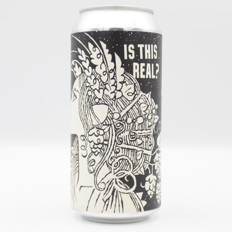 This is a can of Burning Sky - Is This Real? - 5.2% (440ml). It is a Stout / Porter craft beer available to buy from Ghost Whale, voted London's best craft beer shop.