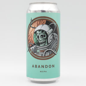 This is a can of Otherworld - Abandon - 6.4% (440ml). It is a IPA craft beer available to buy from Ghost Whale, voted London's best craft beer shop.