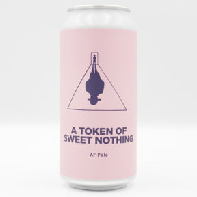 This is a can of Pomona Island - A Token Of Sweet Nothing - 0.5% (440ml). It is a IPA craft beer available to buy from Ghost Whale, voted London's best craft beer shop.
