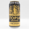 This is a can of Utopian - Cerne Specialini - 5.9% (440ml). It is a Lager / Pilsner / Kölsch craft beer available to buy from Ghost Whale, voted London's best craft beer shop.