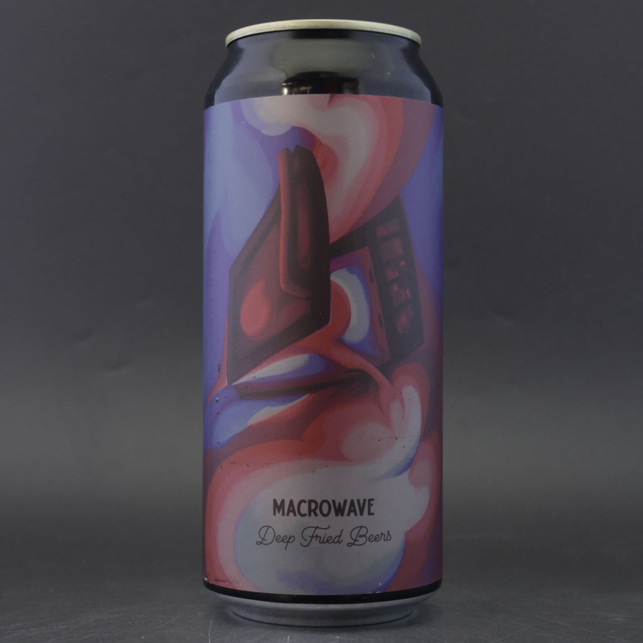 This is a can of Deep Fried Beers - Macrowave - 11.1% (470ml). It is a Triple IPA craft beer available to buy from Ghost Whale, voted London's best craft beer shop.