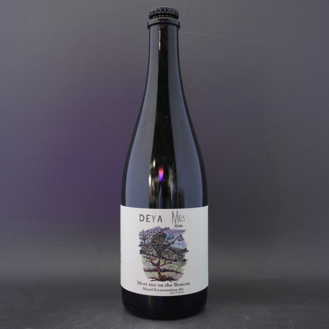This is a sharing bottle of DEYA / Mills Brewing - Meet Me On The Beacon - 5.5% (750ml). It is a Wild Ale craft beer available to buy from Ghost Whale, voted London's best craft beer shop.